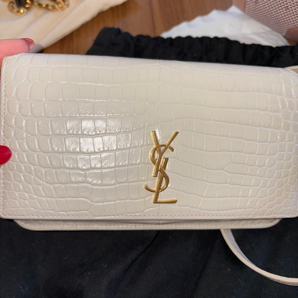 Saint Laurent phone holder- used
